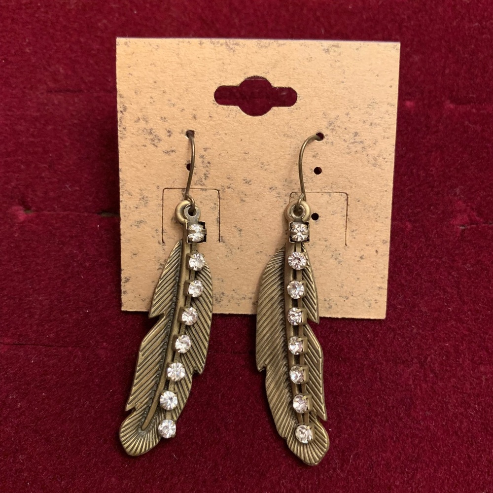 Feather earrings